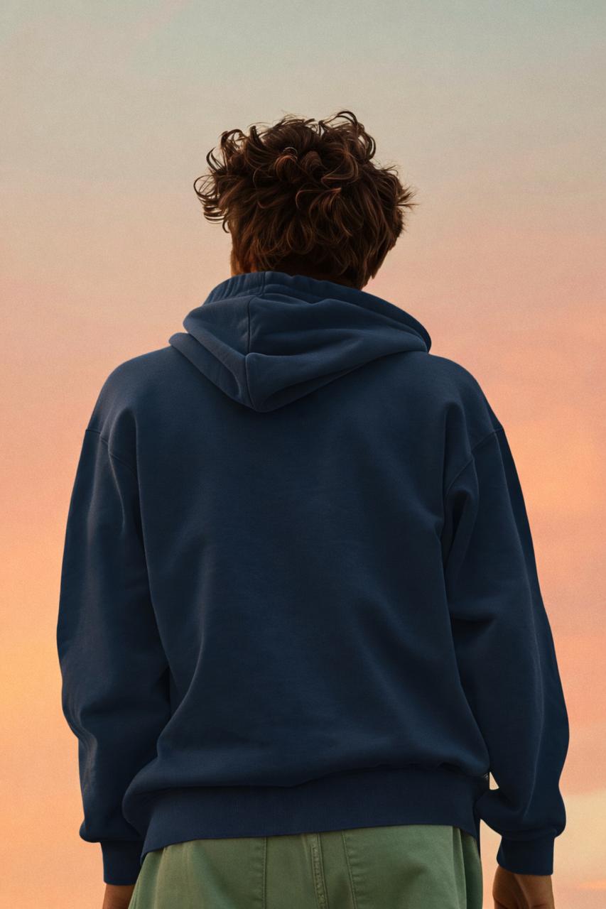 Blue Oversized Hoodie (GSM 320/430)