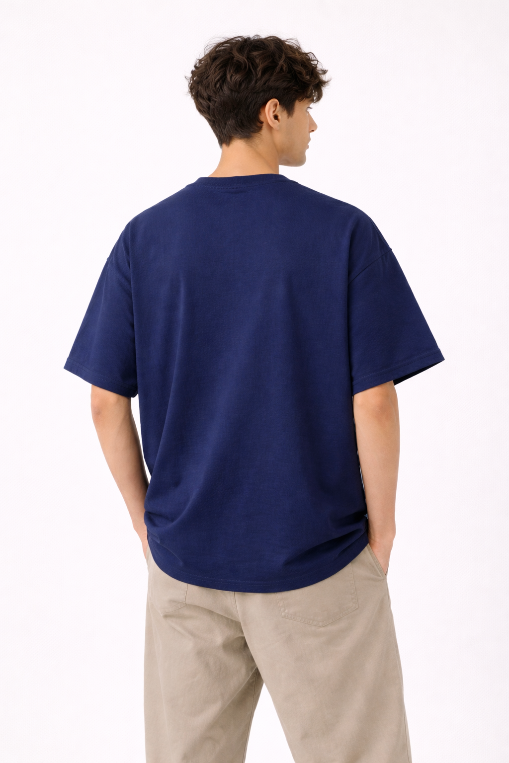 Men’s Plain Cotton T-Shirt | Premium Casual & Streetwear Drop Shoulder| 240 GSM