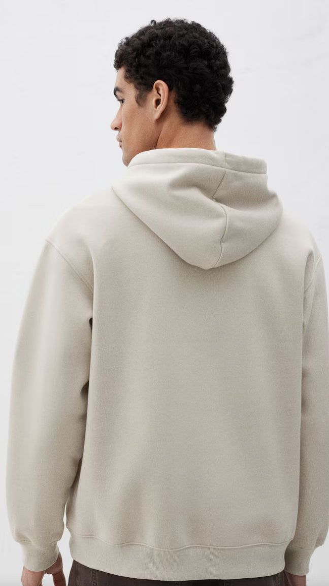 Beige Oversized Hoodie (GSM 320/430)