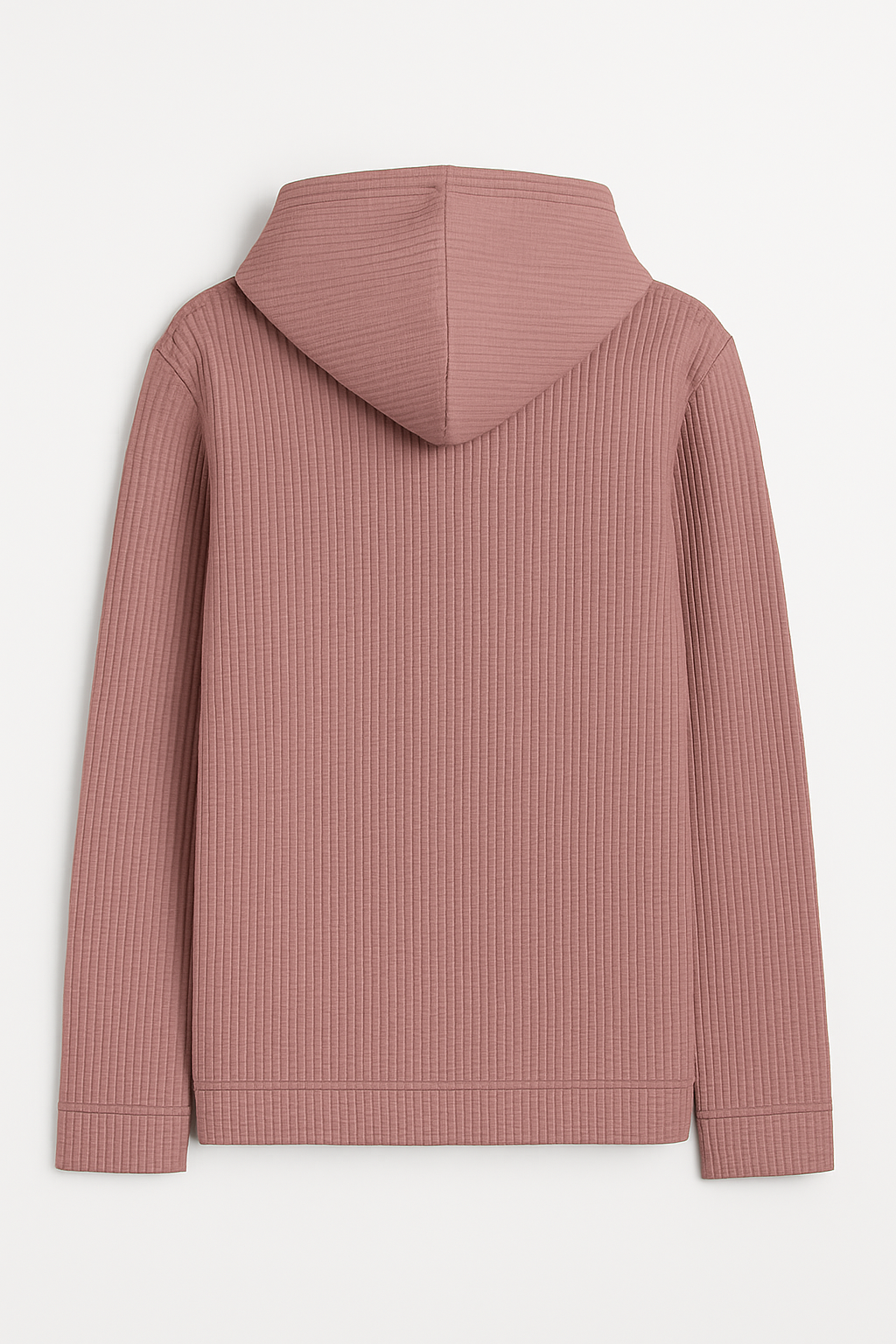 Dusty Rose Textured Hoodies