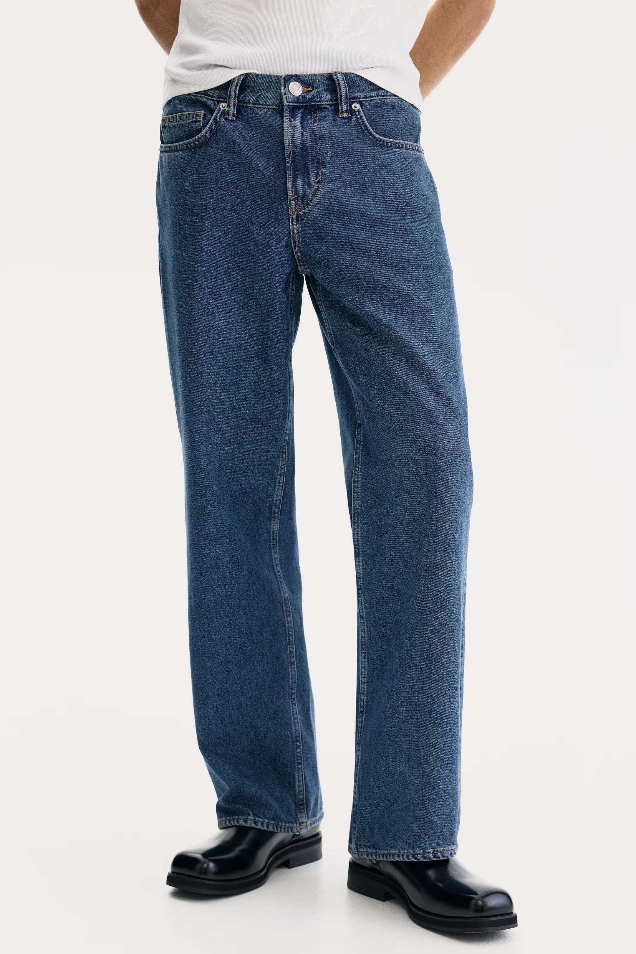Denim Blue Straight Fit Jean
