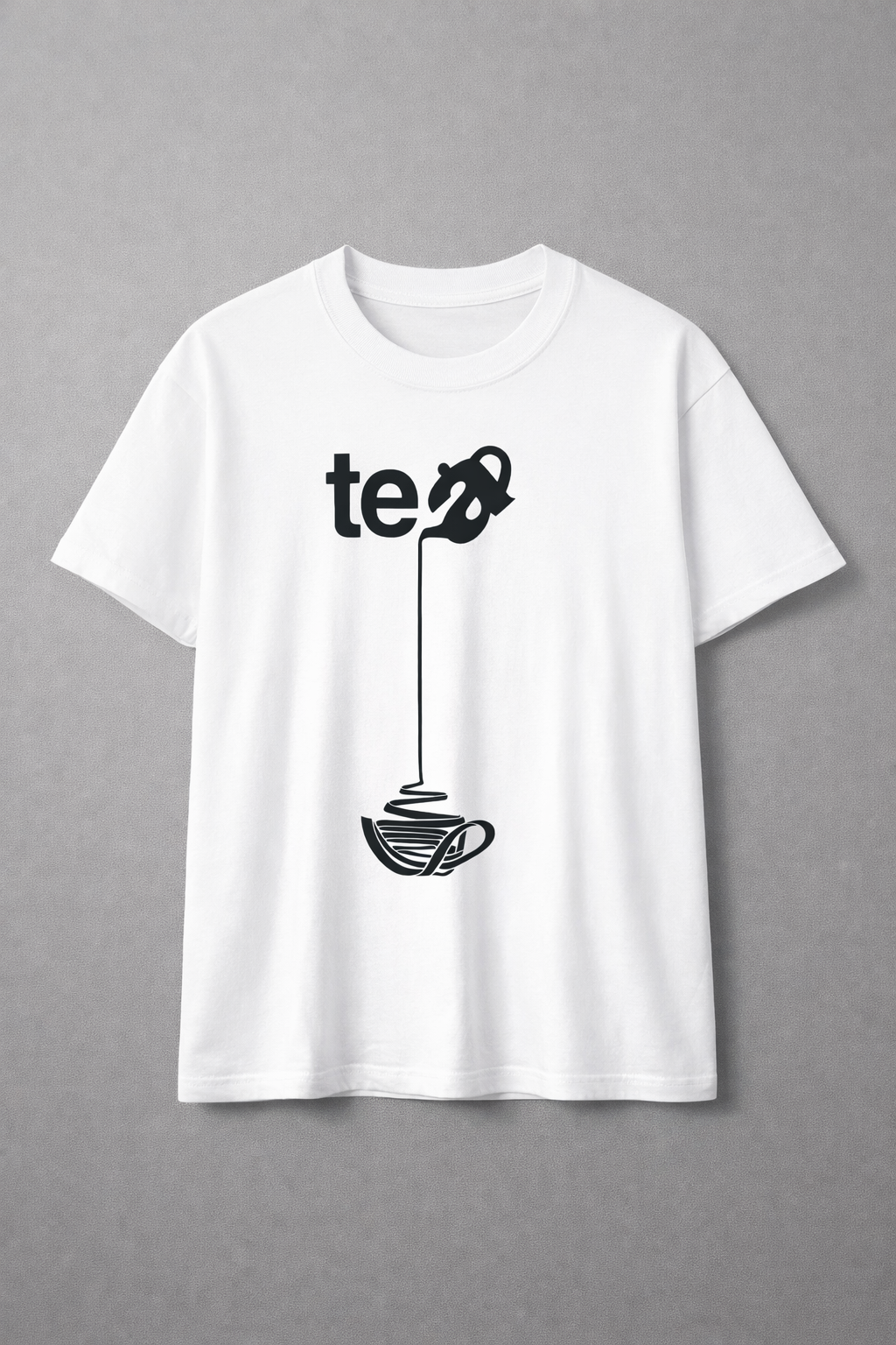 Tea Lover Aesthetic White T-Shirt for Women
