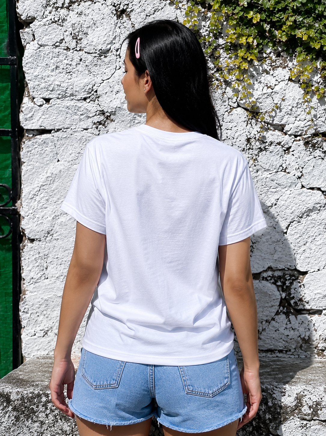 Adorable White Highland Cow in a Bucket T-Shirt