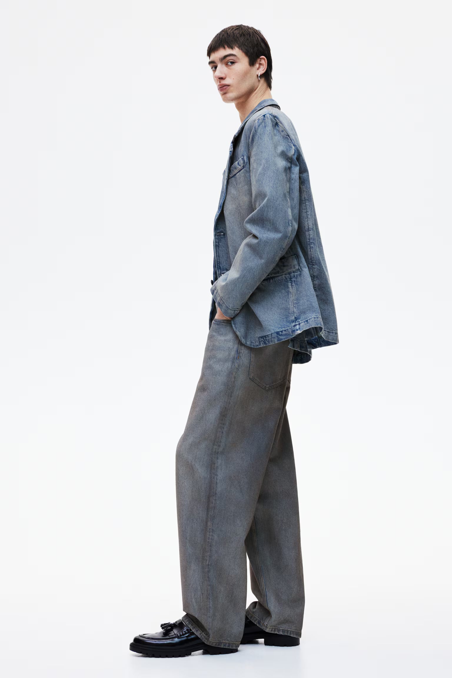 Denim Blue Baggy Jean