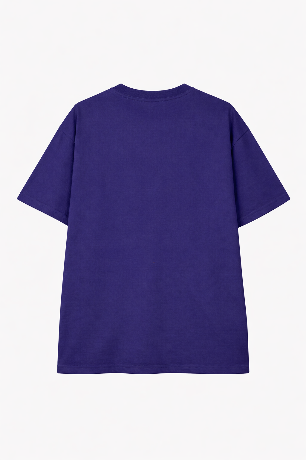 Burnout Oversized Drop Shoulder Blue T-Shirt Girls/Women