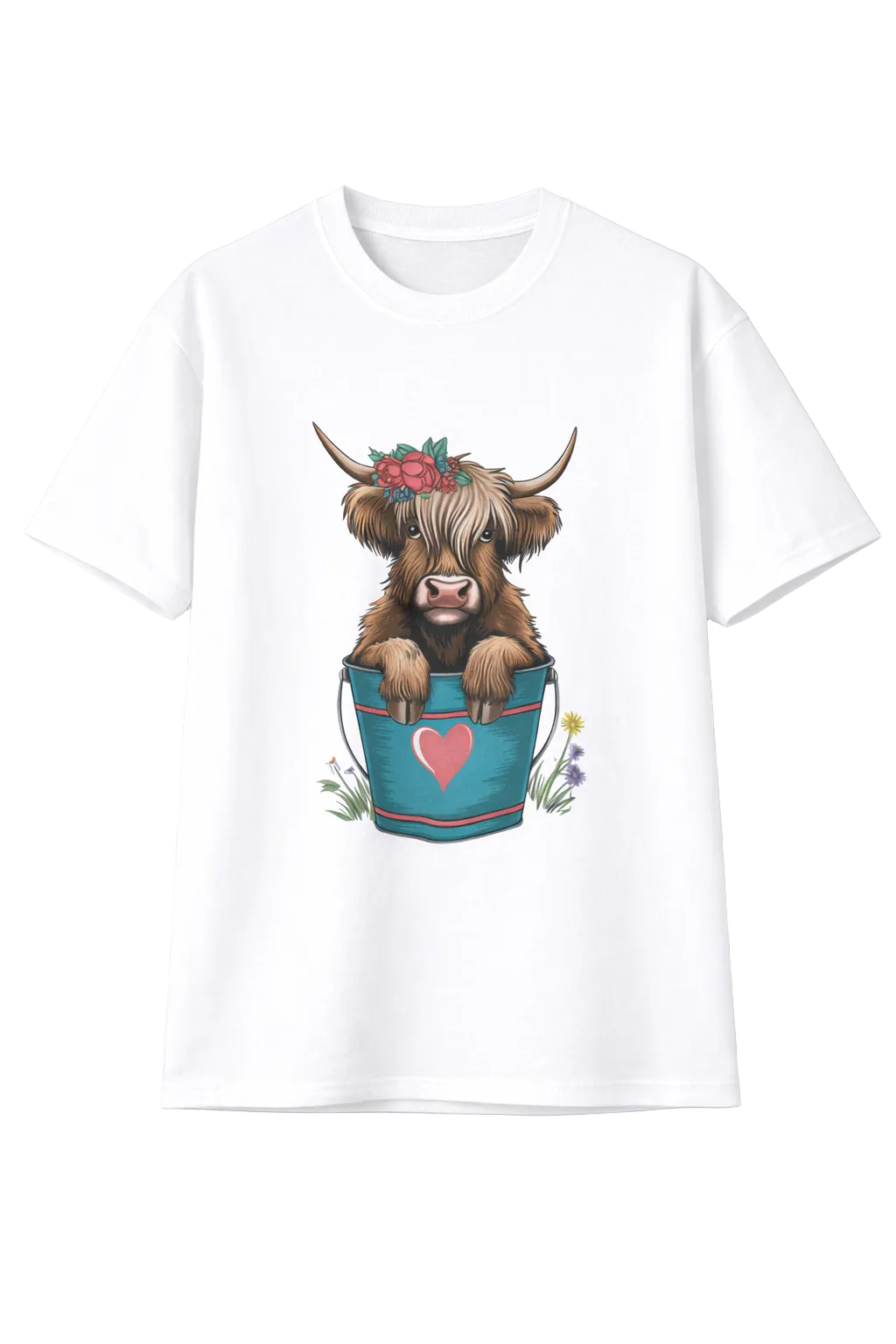 Cow Girl White T-shirt