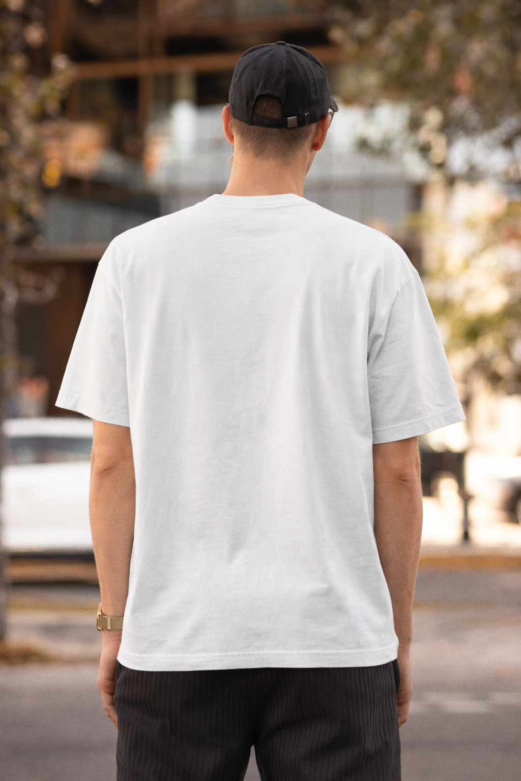 Friends Oversized Drop Shoulder White T-Shirt