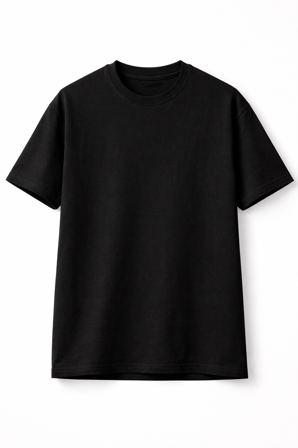 Black Plain T-Shirt 240 GSM Male