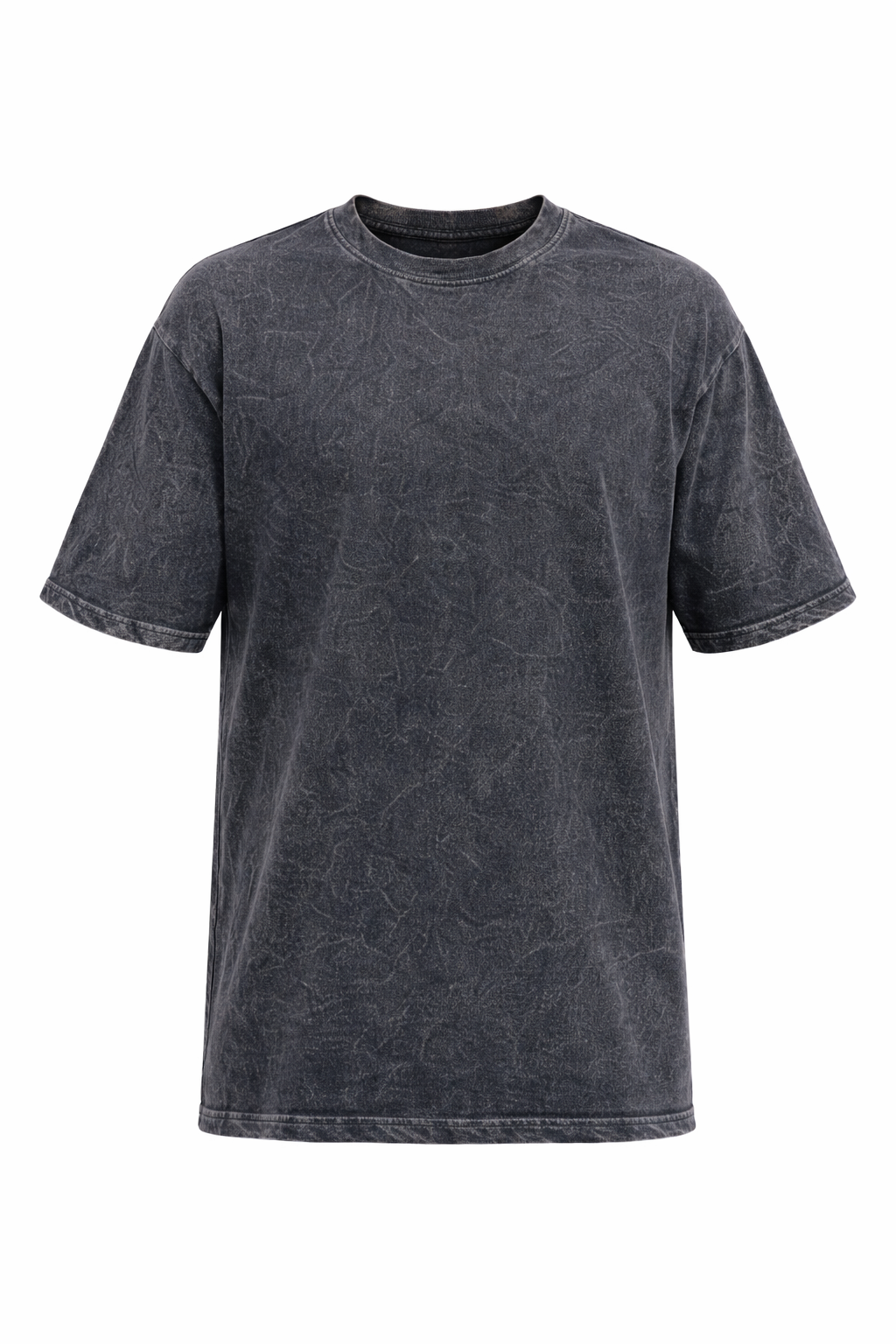EZCOUTURE Charcoal Acid wash T-Shirt for Men | Premium Cotton Streetwear Tee