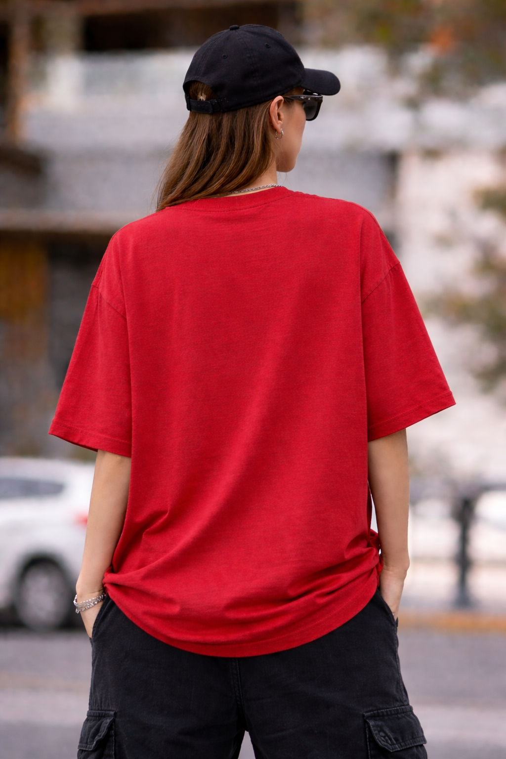 Women's Oversized Red Coca-Cola T-Shirt