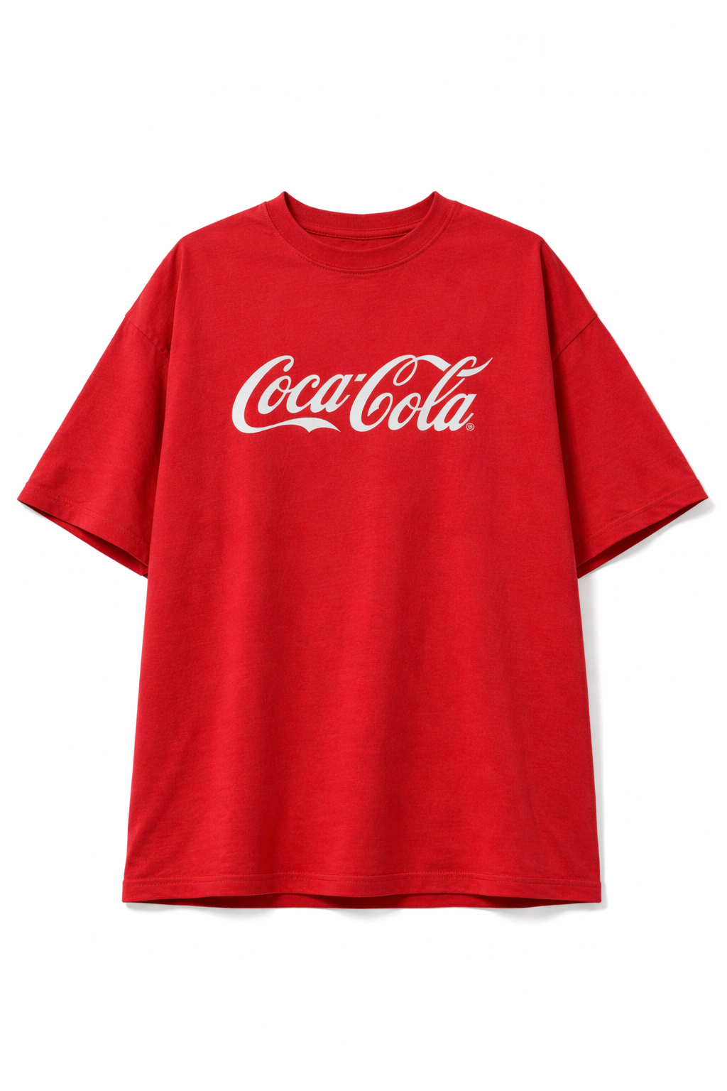 Women's Oversized Red Coca-Cola T-Shirt