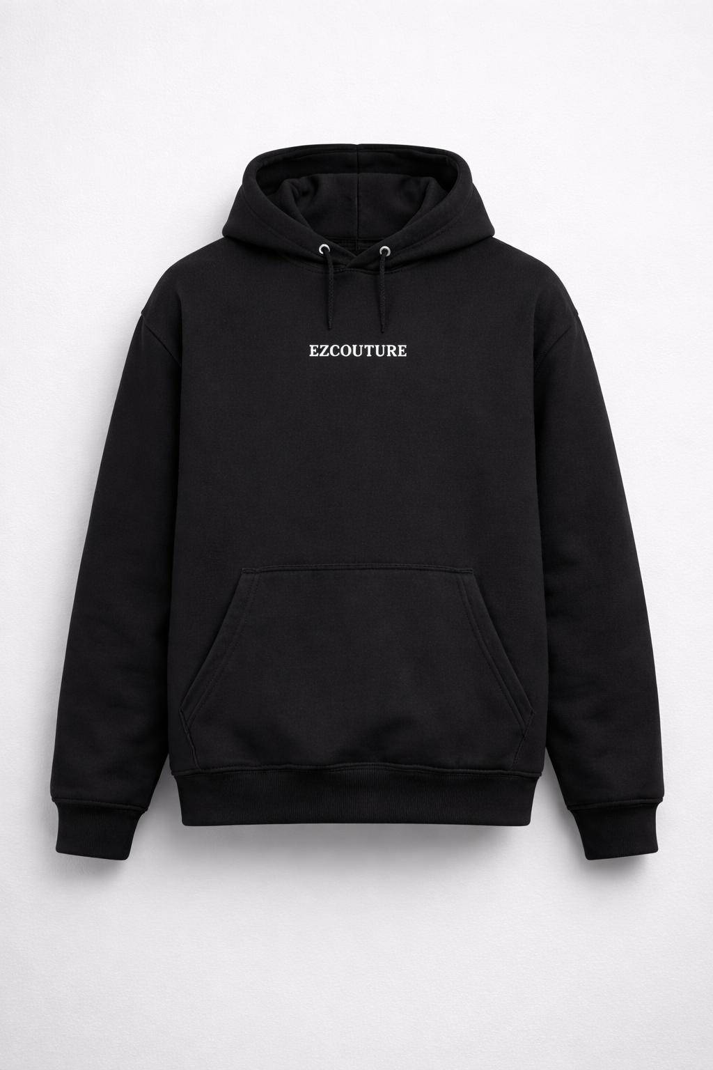 Black Oversized Brand Name Hoodie (GSM 320/430 )