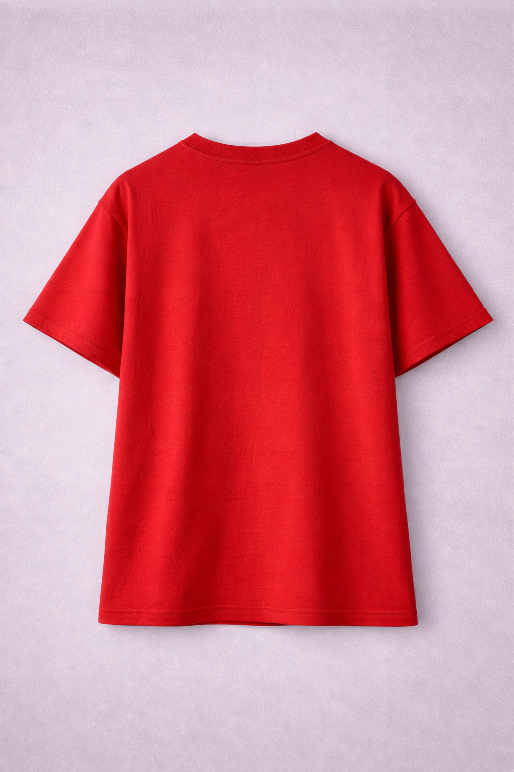 "No, You Do It" - Red Oversized Lazy Panda T-Shirt