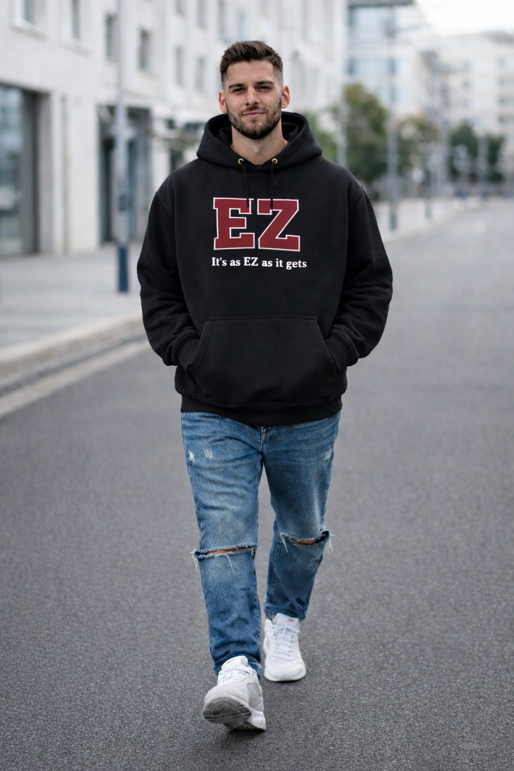 EZCOUTURE hoodie black EZ10