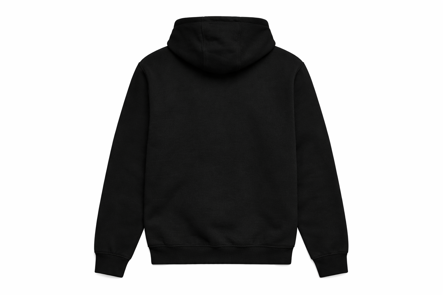 Black Oversized Hoodie - Multicolor Bar Print (GSM -320/430)