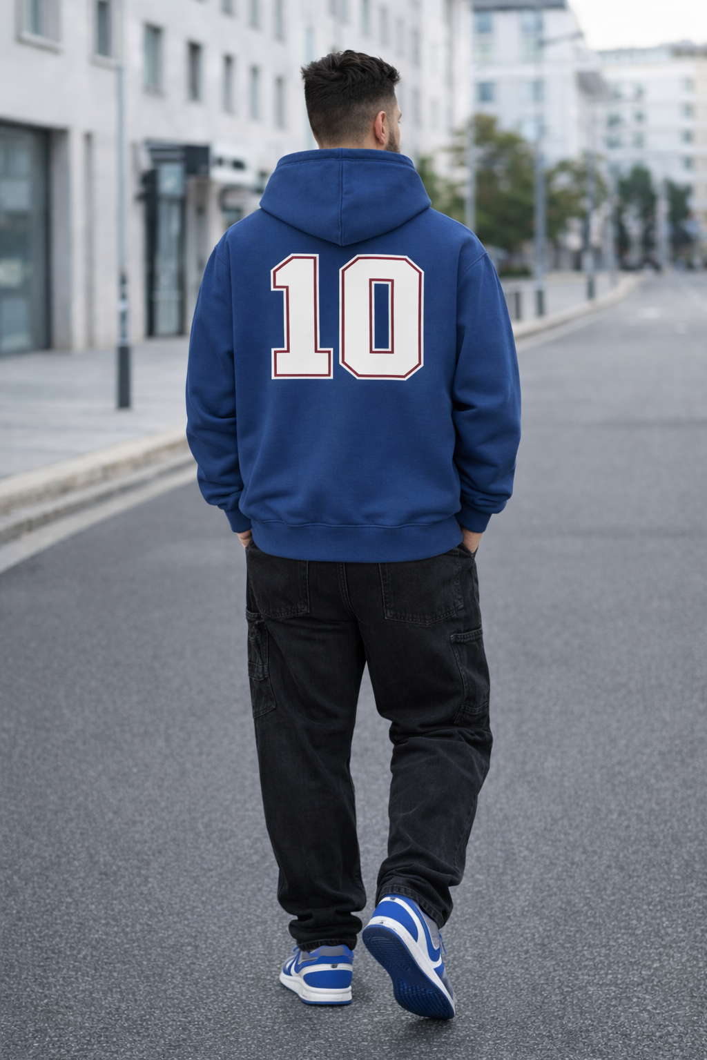 EZCOUTURE hoodie blue EZ10