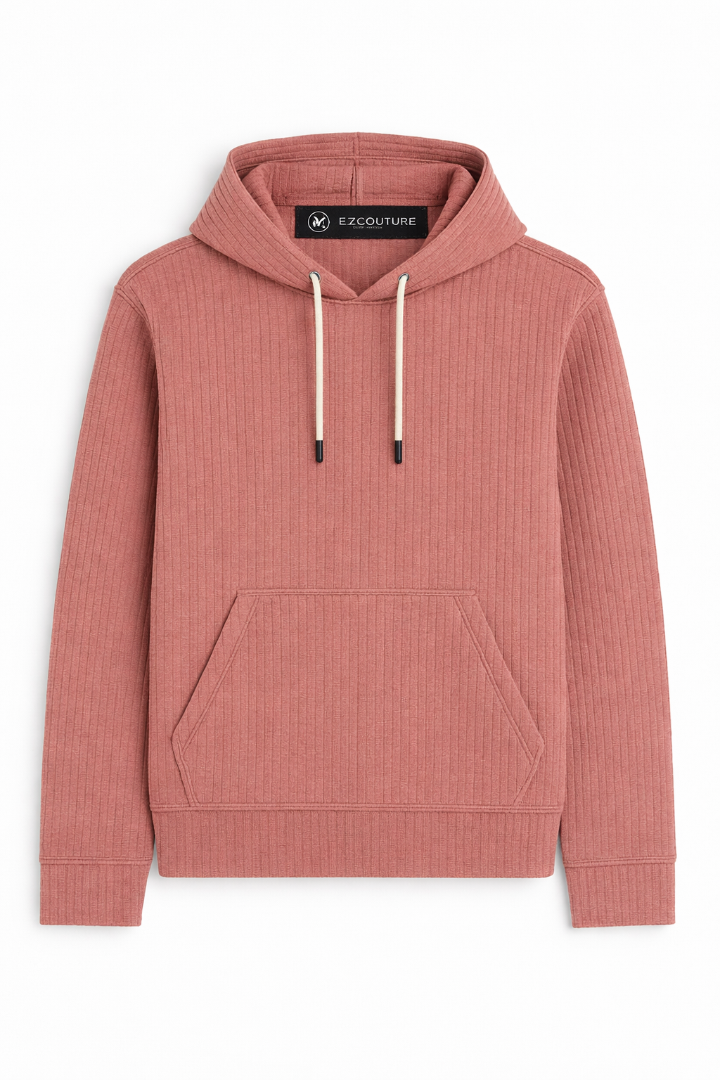 Dusty Rose Textured Hoodies