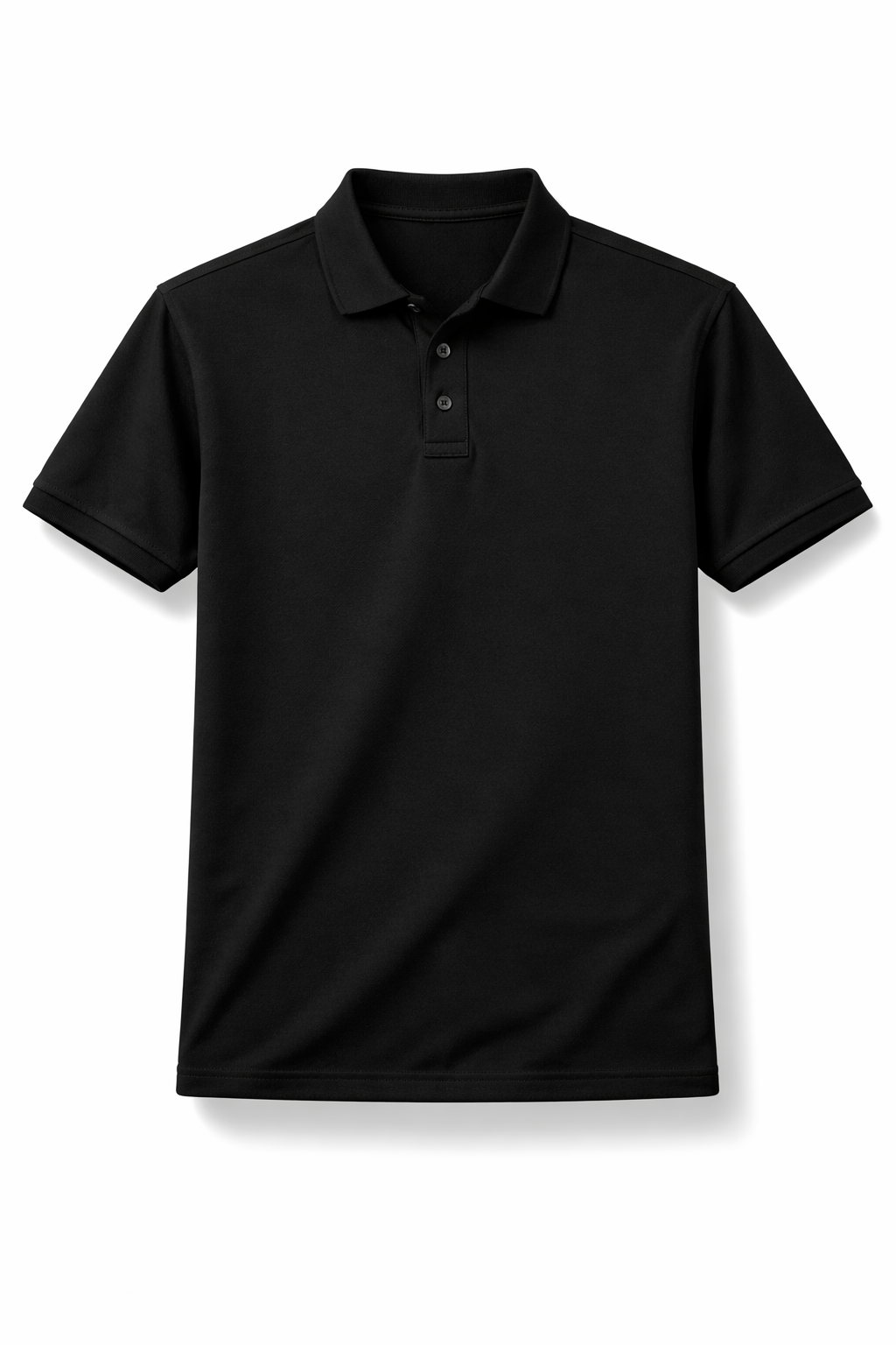 Men’s Classic Polo T-Shirt Black – Premium Smart Casual Wear | 240 GSM