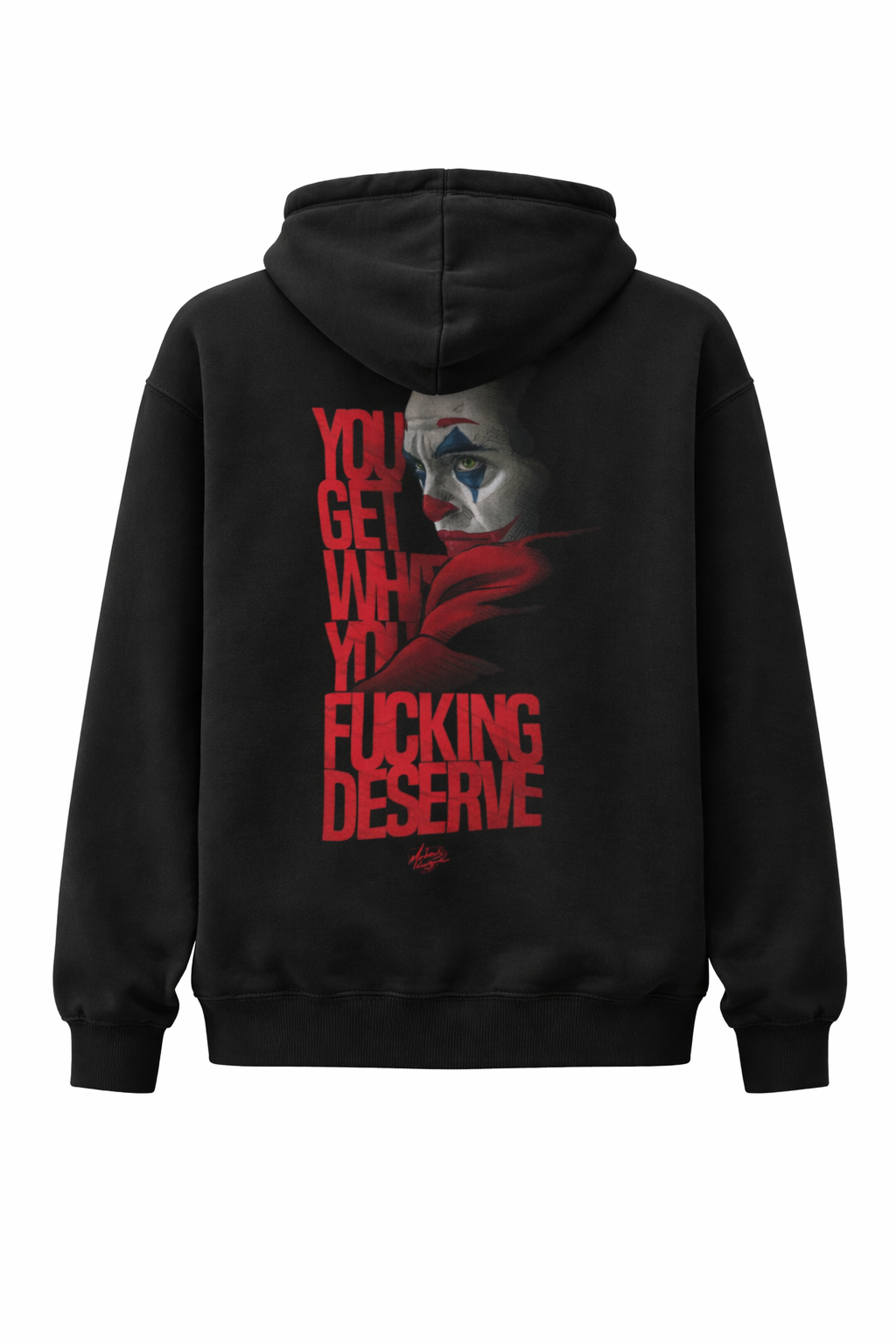 Joker Mens Oversized Hoodie