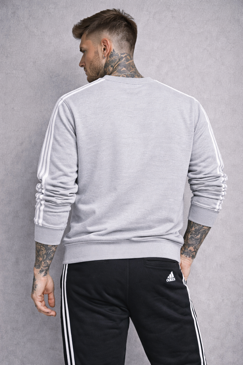 Regular Fit Light Grey Sweatshirt