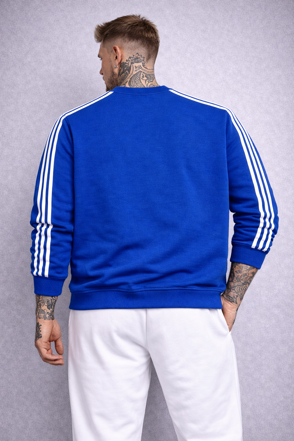 Regular Fit Blue Sweatshirt