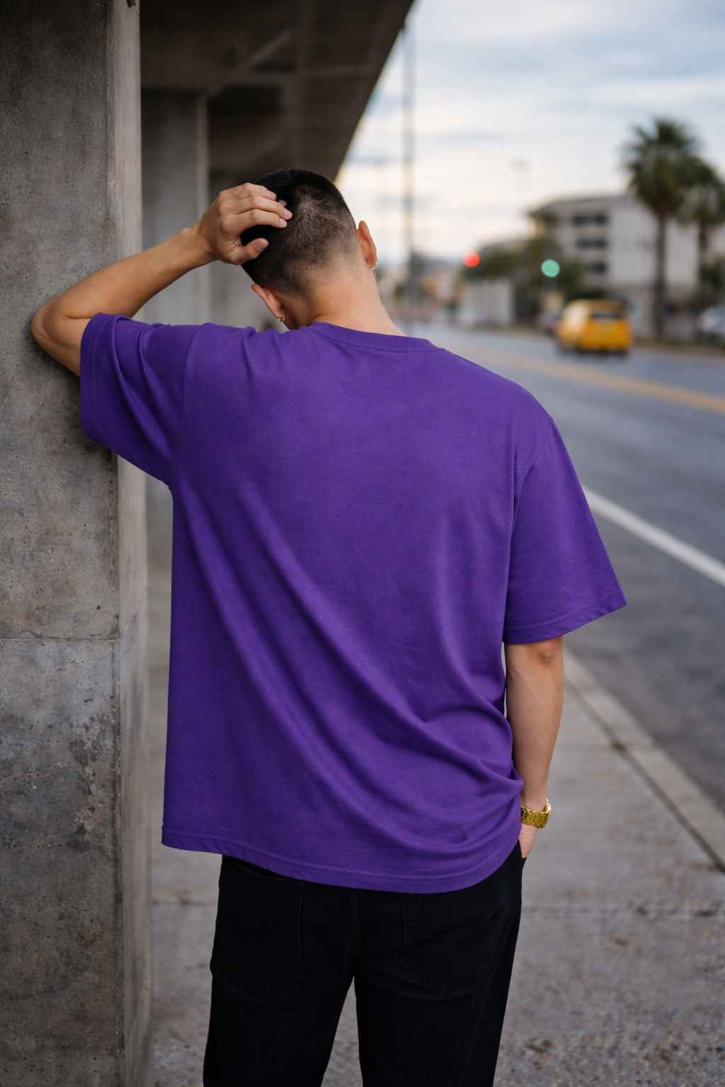 Men’s Plain Cotton T-Shirt | Premium Casual & Streetwear Drop Shoulder| 240 GSM