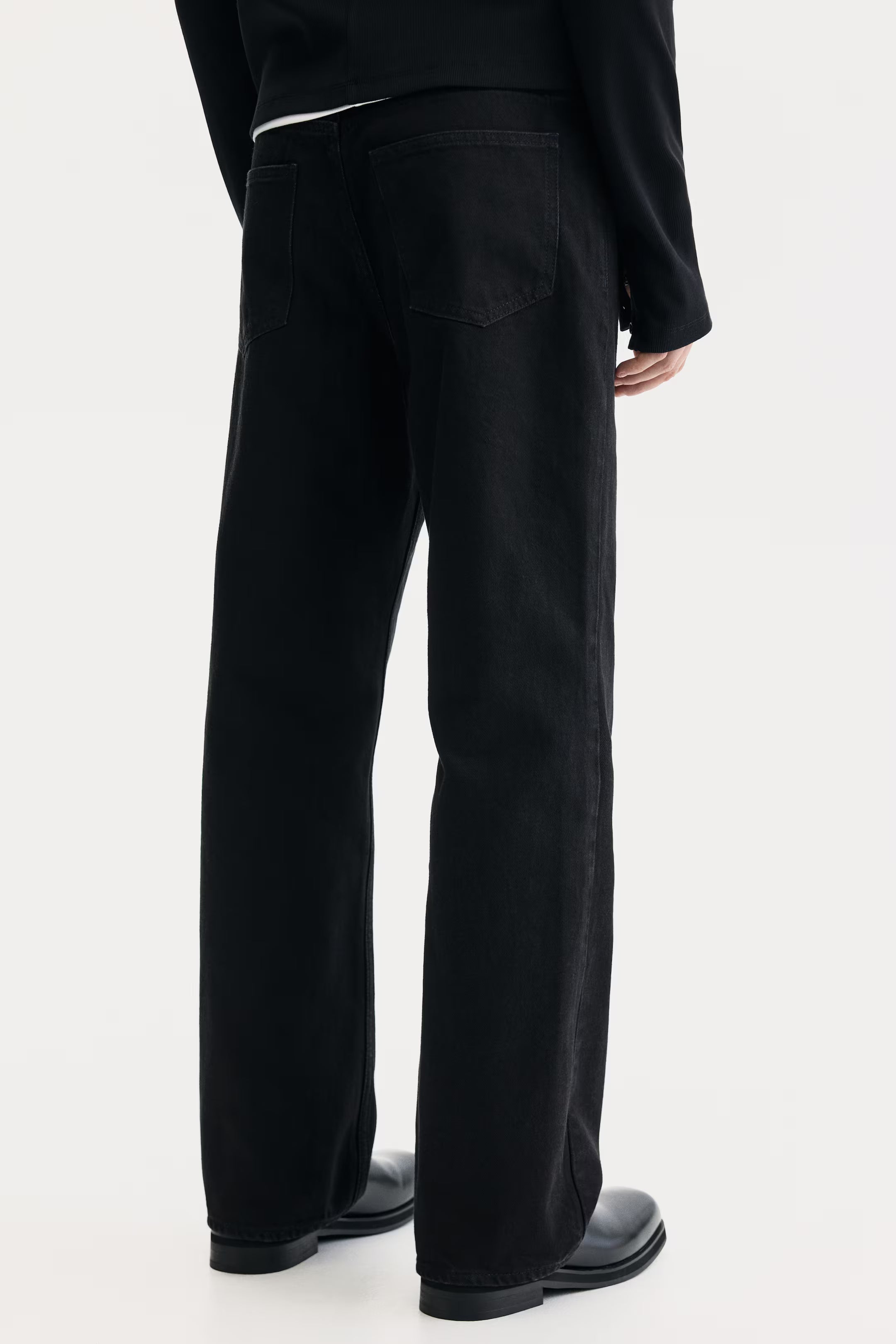 Denim Black Straight Fit Jean